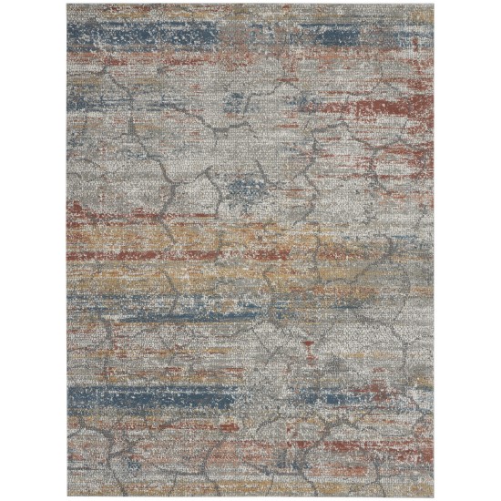 Nourison Rustic Textures RUS11 Area Rug, Multicolor, 7'10" x 10'6"