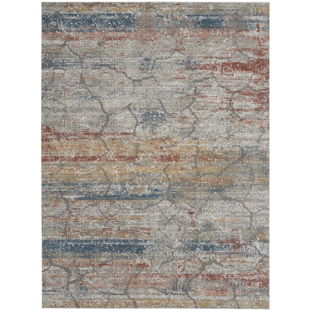 Nourison Rustic Textures RUS11 Area Rug, Multicolor, 7'10" x 10'6" Nourison Rustic Textures RUS11 Area Rug, Multicolor, 7'10" x 10'6"
