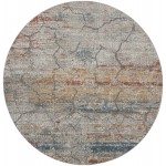 Nourison Rustic Textures RUS11 Area Rug, Multicolor, 7'10" x Round