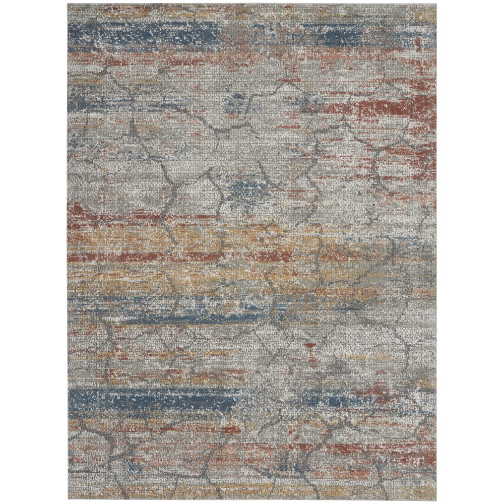 Nourison Rustic Textures RUS11 Area Rug, Multicolor, 9'3" x 12'9"