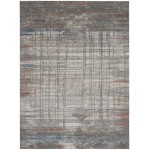 Nourison Rustic Textures RUS12 Area Rug, Grey/Multicolor, 9'3" x 12'9"