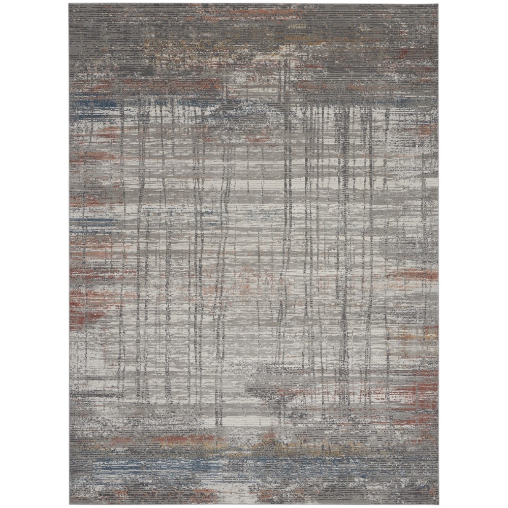 Nourison Rustic Textures RUS12 Area Rug, Grey/Multicolor, 9'3" x 12'9" Nourison Rustic Textures RUS12 Area Rug, Grey/Multicolor, 9'3" x 12'9"