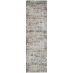 Nourison Rustic Textures RUS14 Runner Rug, Light Grey/Multicolor, 2'2" x 7'6"