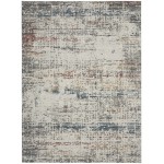 Nourison Rustic Textures RUS14 Area Rug, Light Grey/Multicolor, 9'3" x 12'9"