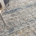 Nourison Rustic Textures RUS14 Area Rug, Light Grey/Multicolor, 9'3" x 12'9"