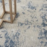Nourison Rustic Textures RUS16 Area Rug, Grey/Blue, 5'3" x 7'3"