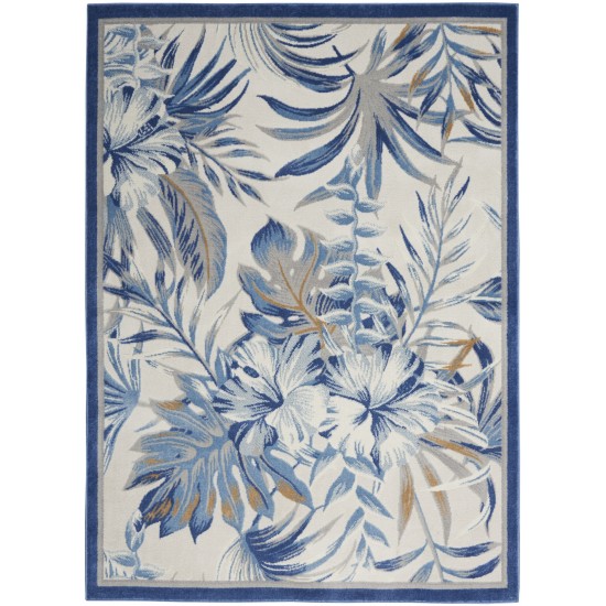 Nourison Seaside SDS02 Area Rug, Ivory/Blue, 5'3" x 7'3"