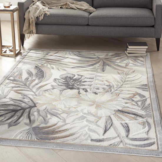 Nourison Seaside SDS02 Area Rug, Ivory/Grey, 5'3" x 7'3"