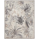 Nourison Seaside SDS02 Area Rug, Ivory/Grey, 7'10" x 9'10"