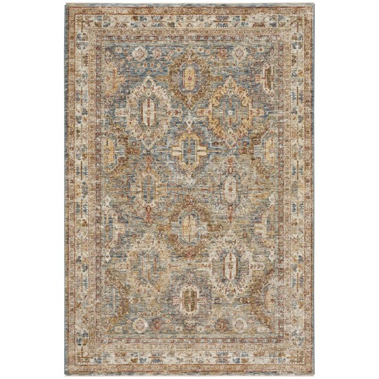 Nourison Sahar SHR01 Area Rug, Blue, 3'11" x 5'11"