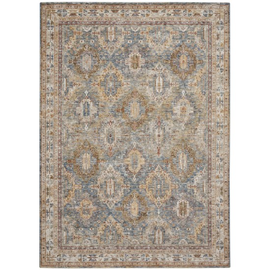 Nourison Sahar SHR01 Area Rug, Blue, 9'3" x 12'7"