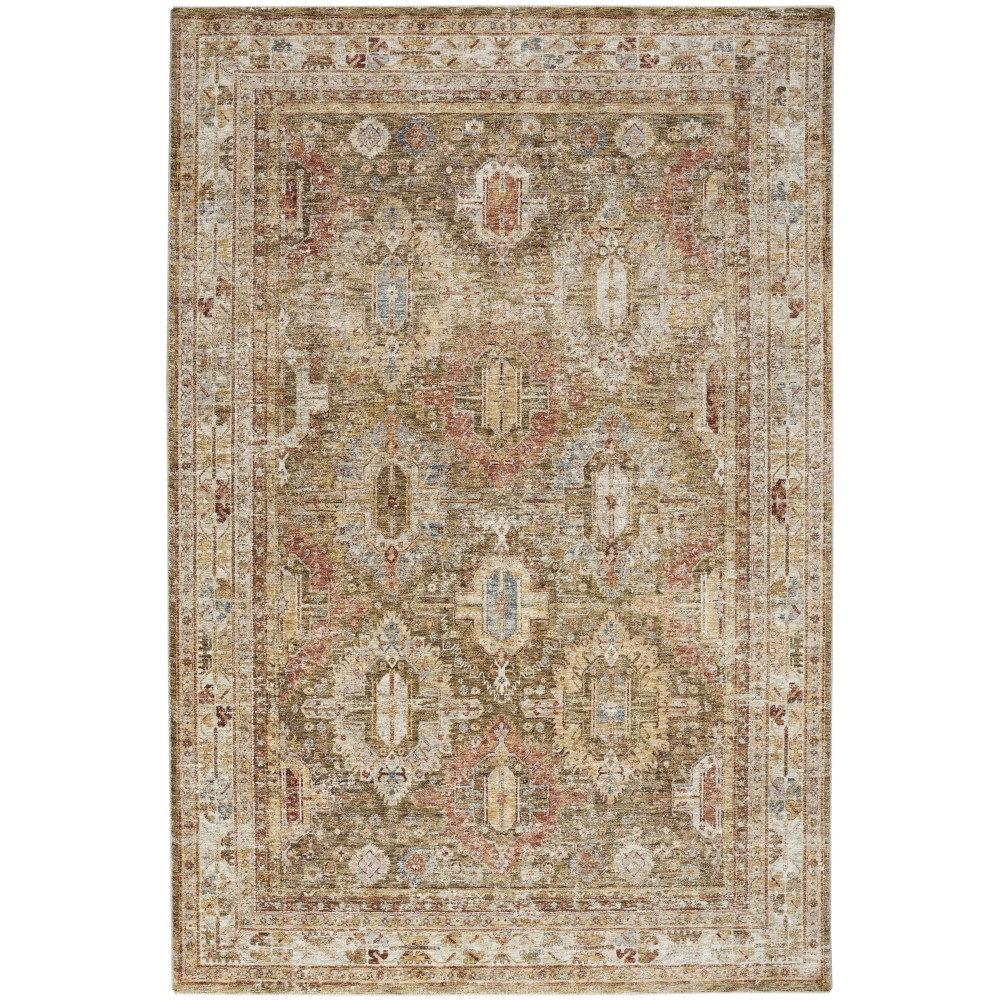 Nourison Sahar SHR01 Area Rug, Green, 7'10" x 10'4" Nourison Sahar SHR01 Area Rug, Green, 7'10" x 10'4"