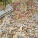Nourison Sahar SHR01 Area Rug, Green, 7'10" x 10'4"