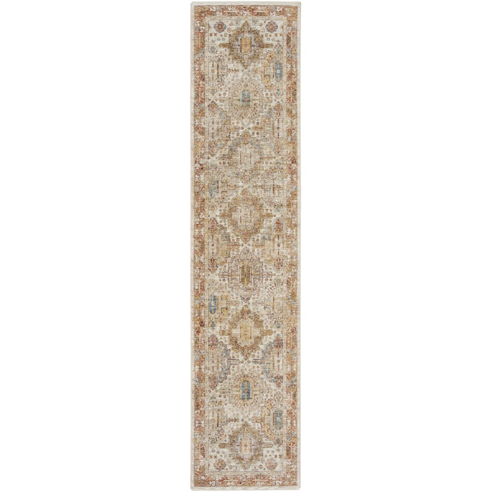 Nourison Sahar SHR01 Runner Rug, Ivory/Multicolor, 2'3" x 10'2"