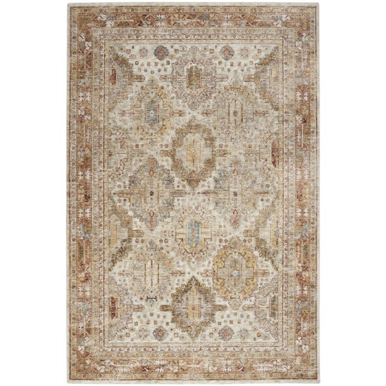 Nourison Sahar SHR01 Area Rug, Ivory/Multicolor, 7'10" x 10'4"