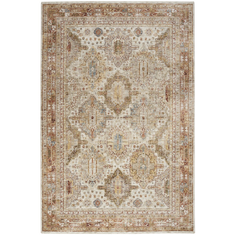 Nourison Sahar SHR01 Area Rug, Ivory/Multicolor, 7'10" x 10'4" Nourison Sahar SHR01 Area Rug, Ivory/Multicolor, 7'10" x 10'4"