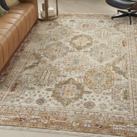 Nourison Sahar SHR01 Area Rug, Ivory/Multicolor, 7'10" x 10'4"