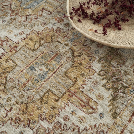 Nourison Sahar SHR01 Area Rug, Ivory/Multicolor, 7'10" x 10'4"