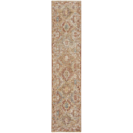 Nourison Sahar SHR01 Runner Rug, Rust, 2'3" x 10'2"