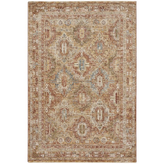 Nourison Sahar SHR01 Area Rug, Rust, 3'11" x 5'11"