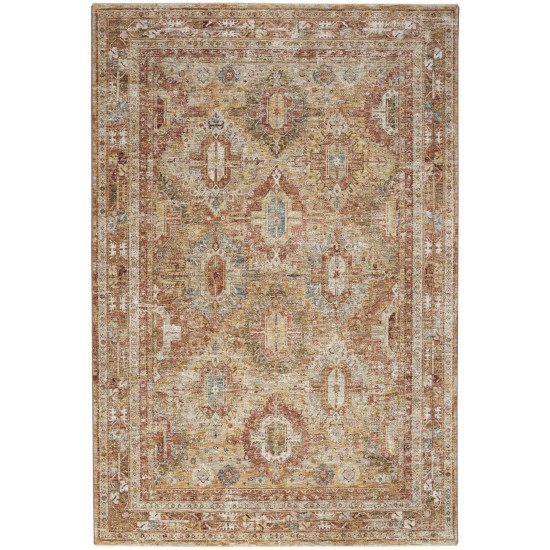 Nourison Sahar SHR01 Area Rug, Rust, 7'10" x 10'4"