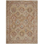 Nourison Sahar SHR01 Area Rug, Rust, 9'3" x 12'7"