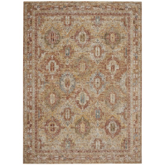 Nourison Sahar SHR01 Area Rug, Rust, 9'3" x 12'7"