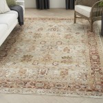 Nourison Sahar SHR02 Area Rug, Ivory, 7'10" x 10'4"