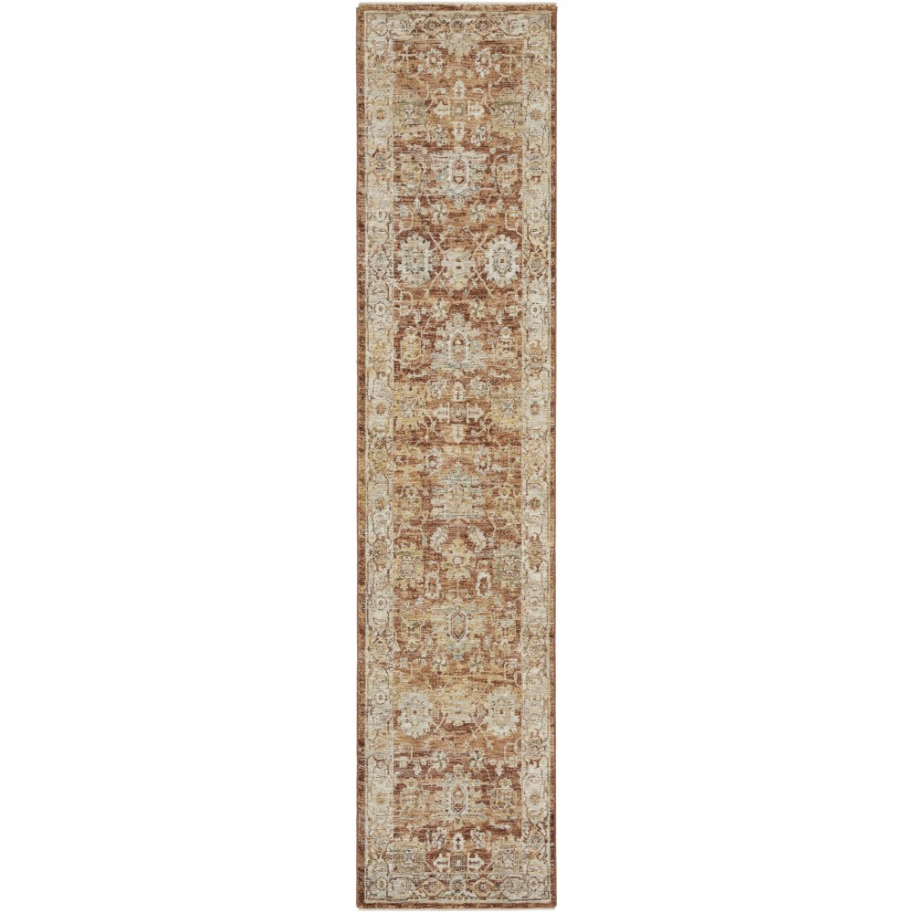 Nourison Sahar SHR02 Runner Rug, Rust, 2'3" x 10'2"