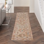 Nourison Sahar SHR02 Runner Rug, Rust, 2'3" x 10'2"