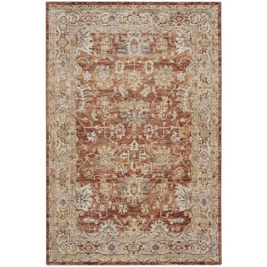 Nourison Sahar SHR02 Area Rug, Rust, 3'11" x 5'11"