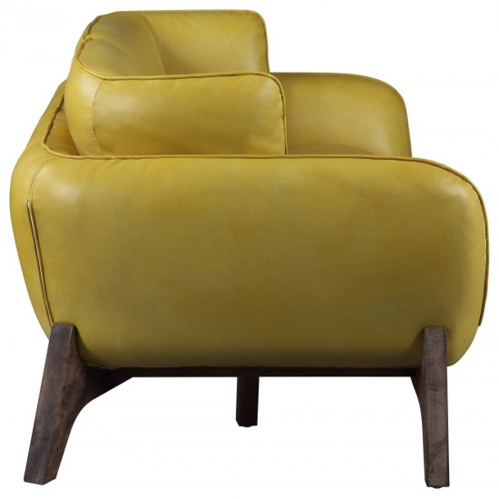 ACME Pesach Sofa, Mustard Leather