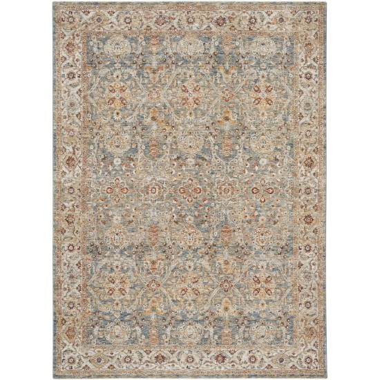 Nourison Sahar SHR03 Area Rug, Blue, 9'3" x 12'7"