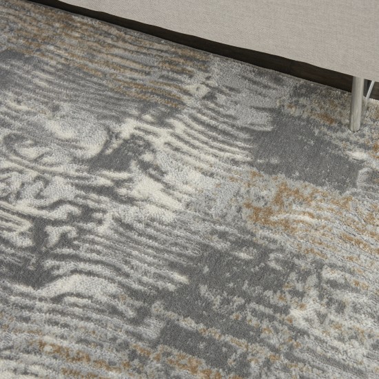 Nourison Solace SLA01 Area Rug, Grey/Beige, 5'3" x 7'3"