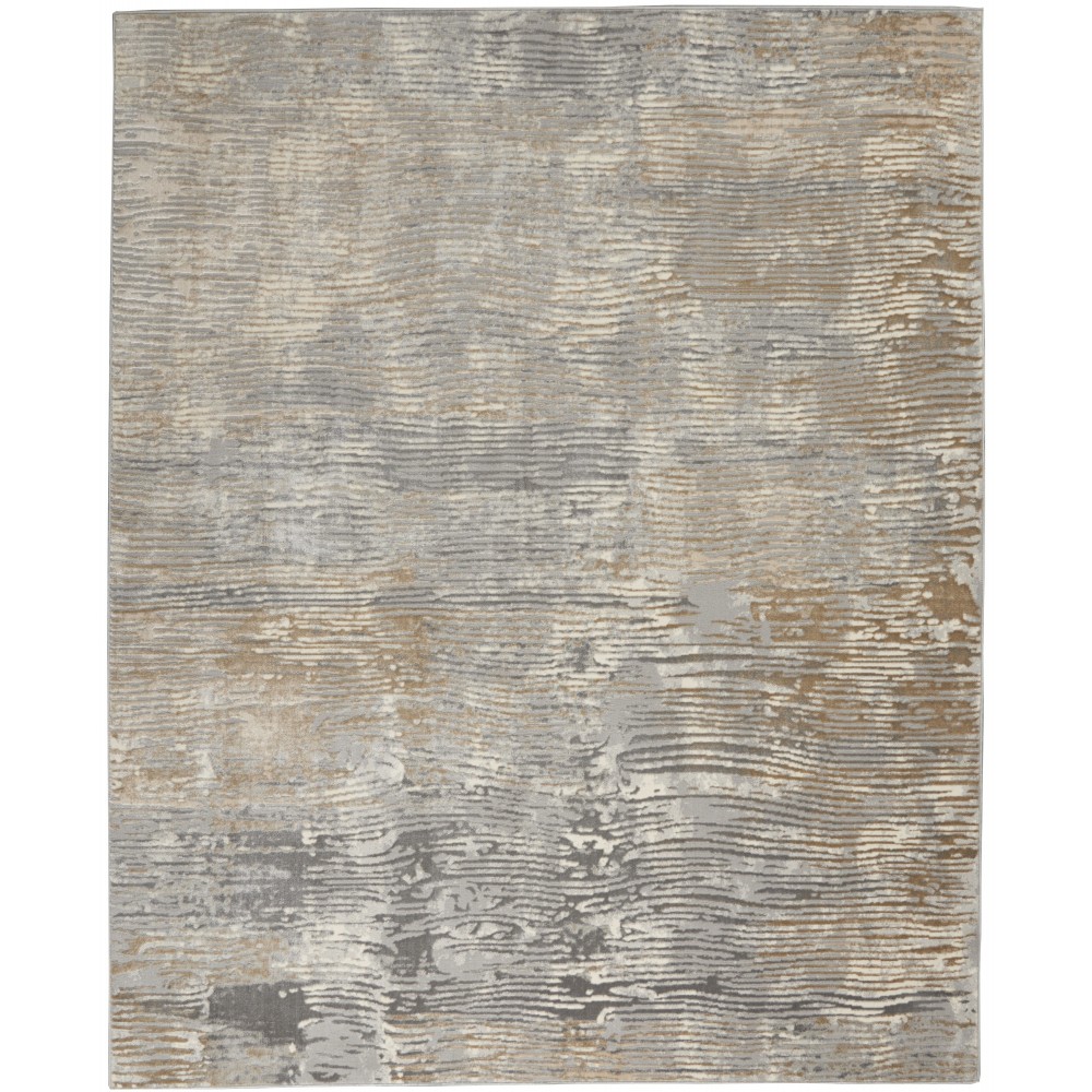 Nourison Solace SLA01 Area Rug, Grey/Beige, 8' x 10'