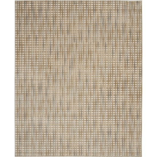 Nourison Solace SLA04 Area Rug, Beige/Blue, 8' x 10'