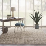 Nourison Solace SLA04 Area Rug, Beige/Blue, 8' x 10'