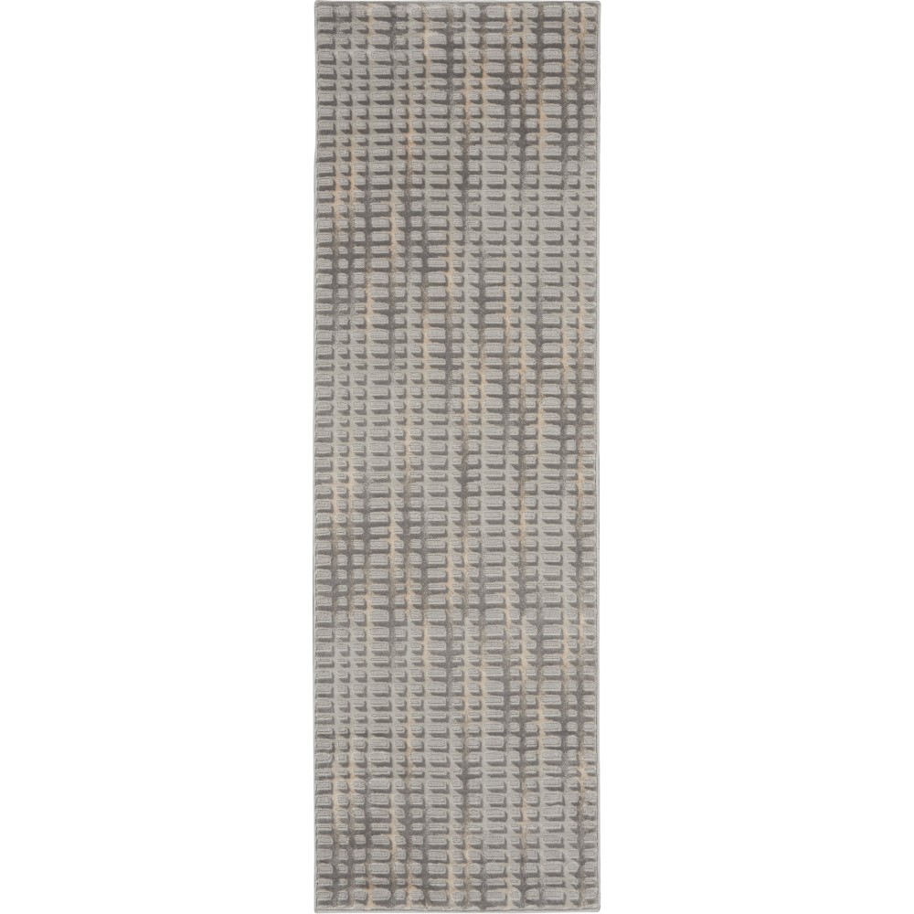 Nourison Solace SLA04 Runner Rug, Grey/Beige, 2'3" x 7'3"