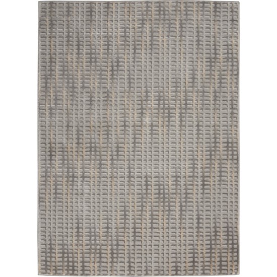 Nourison Solace SLA04 Area Rug, Grey/Beige, 5'3" x 7'3"