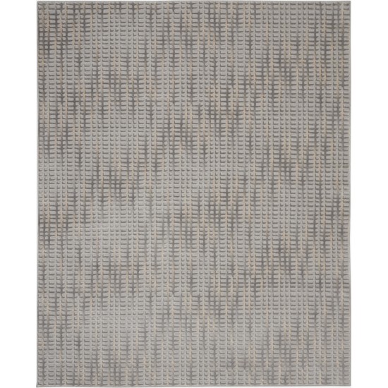 Nourison Solace SLA04 Area Rug, Grey/Beige, 8' x 10'