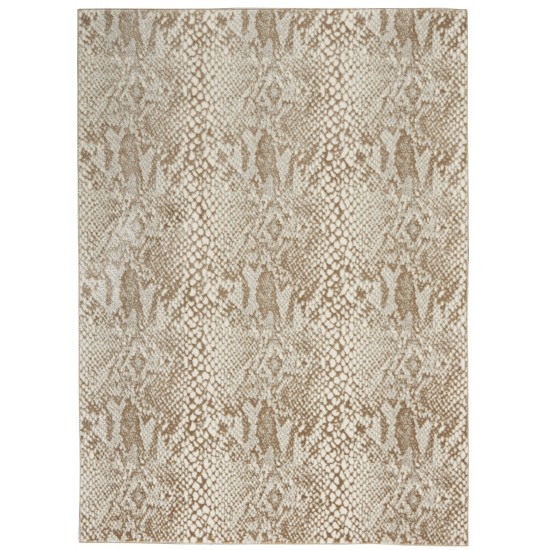 Nourison Solace SLA06 Area Rug, Ivory/Beige, 5'3" x 7'3"