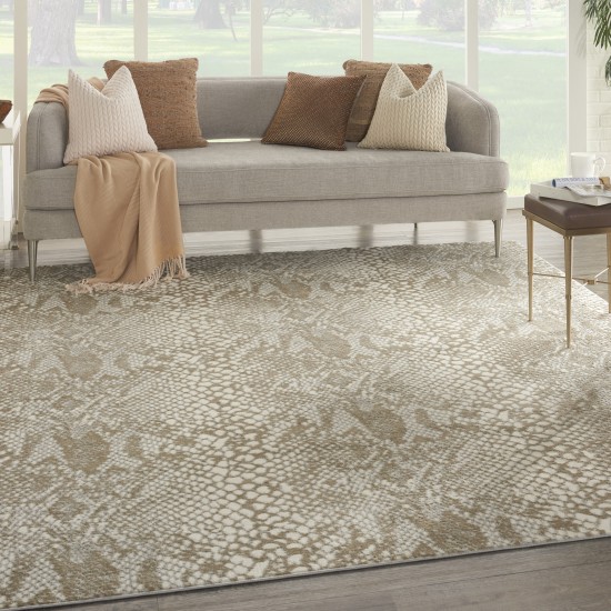 Nourison Solace SLA06 Area Rug, Ivory/Beige, 8' x 10'