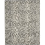 Nourison Solace SLA06 Area Rug, Ivory/Grey, 8' x 10'