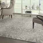 Nourison Solace SLA06 Area Rug, Ivory/Grey, 8' x 10'