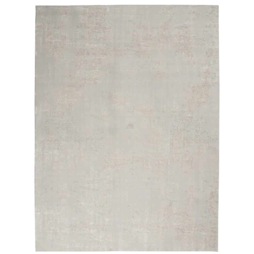 Nourison Silky Textures SLY01 Area Rug, Ivory/Grey, 9'3" x 12'9" Nourison Silky Textures SLY01 Area Rug, Ivory/Grey, 9'3" x 12'9"
