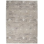 Nourison Silky Textures SLY07 Area Rug, Ivory/Beige, 7'10" x 10'6"