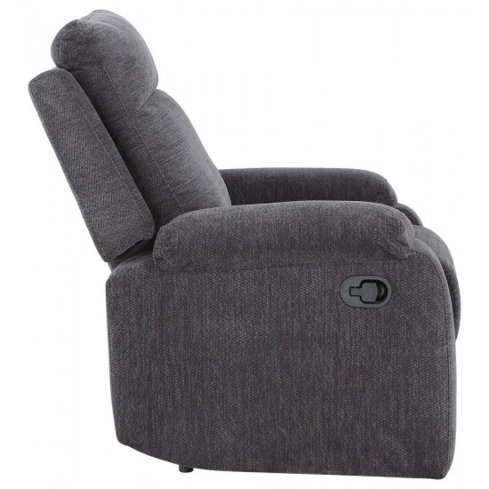 ACME Elijah Loveseat w/Console (Motion), Slate Blue Chenille