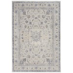 Nourison Silky Textures SLY08 Area Rug, Ivory/Grey, 5'3" x 7'3"