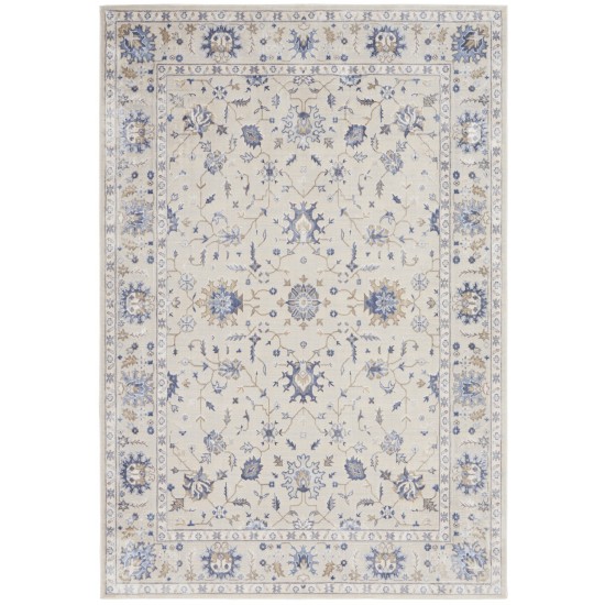 Nourison Silky Textures SLY09 Area Rug, Ivory, 3'11" x 5'11"