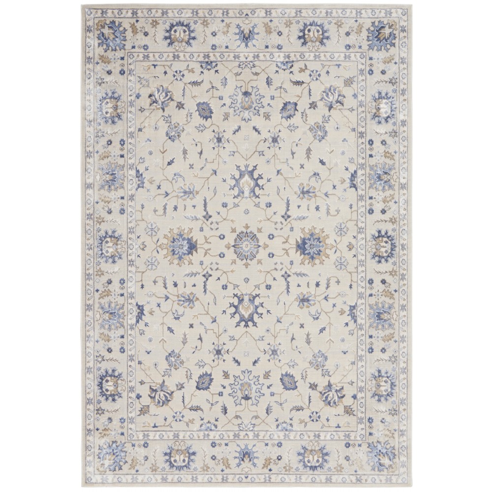 Nourison Silky Textures SLY09 Area Rug, Ivory, 3'11" x 5'11"